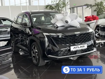 Купить Geely Atlas, II Черный 1.5 AMT (147 л.с.) от 2869990 ₽. в Саратове