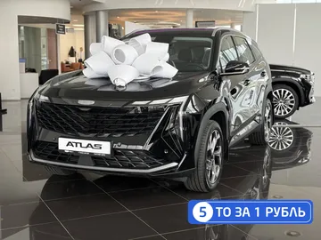 Купить Geely Atlas, II Черный 1.5 AMT (147 л.с.) от 2869990 ₽. в Саратове